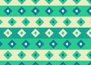 清新几何图案背景纹理