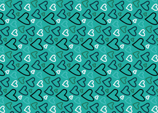 蓝绿色医疗元素无缝图案