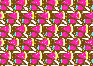 粉色几何图案无缝背景