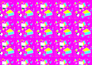 粉色多彩蛋糕图案背景
