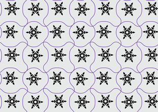 星形图案无缝背景纹理