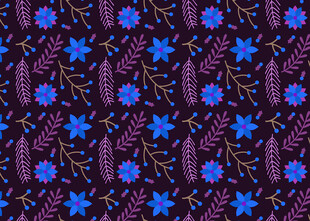 紫色花卉图案纹理背景