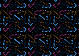 多彩几何图案布料纹理