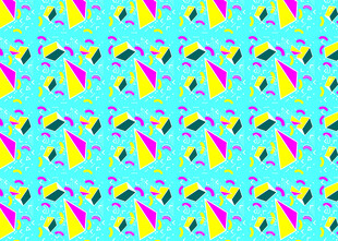 多彩几何图案背景纹理