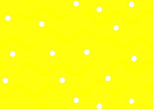 黄色背景白色圆点图案