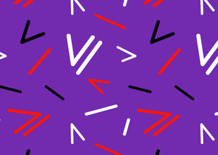 紫色底多彩线条图案背景