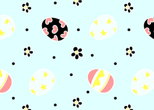 多彩波点图案背景