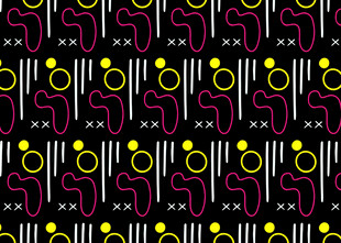 几何图案抽象艺术背景图