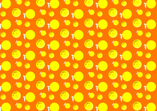 橙色圆点图案背景纹理