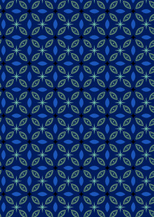 蓝色几何图案无缝纹理