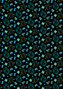 多彩几何图案背景纹理