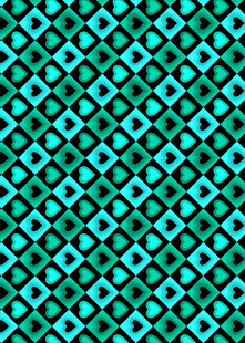 蓝绿几何图案纹理背景