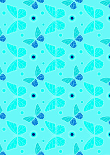 蓝绿几何图案纹理背景