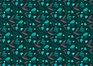 蓝绿相间抽象图案背景