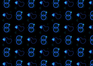 蓝色眼镜图案背景纹理