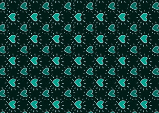 深绿底蓝图案几何花纹背景