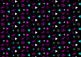 多彩几何图案背景纹理