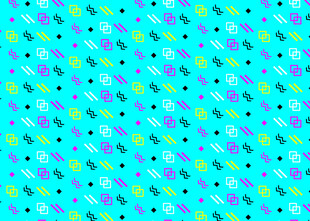 蓝绿色几何图案背景