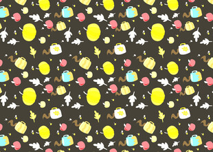 多彩彩蛋图案背景纹理