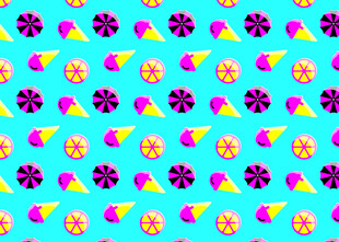 多彩几何图案无缝背景