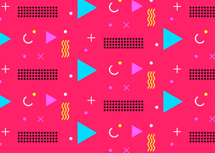 粉色几何图案装饰背景