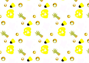 菠萝图案背景图