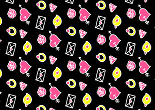 多彩糖果图案背景