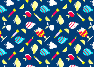 多彩糖果图案背景