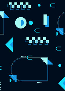 抽象几何图案背景设计