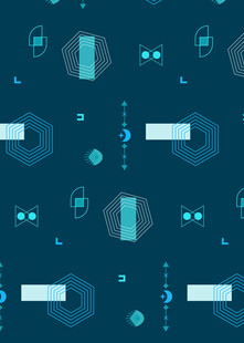 科技风几何图案背景
