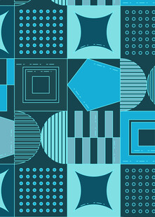 几何图案拼接背景图