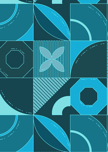 几何抽象图案背景设计
