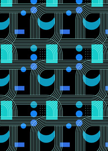 科技感几何图案背景