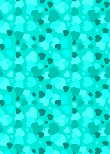蓝绿色调几何图案背景