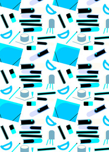 科技元素几何图案背景图