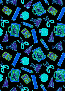 多彩节日元素图案背景