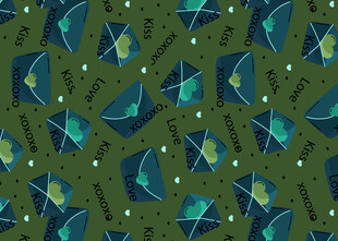 几何图案的多彩抽象背景