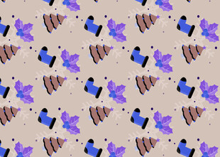 蝴蝶图案背景纹理设计