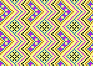 多彩几何图案纹理设计