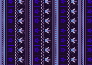 紫色几何花纹图案设计