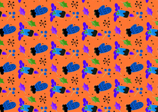 多彩几何图案背景纹理