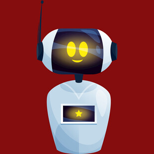 可爱机器人形象展示