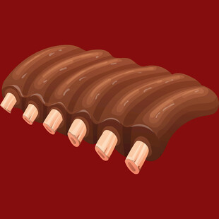 巧克力包裹的美味手指糖