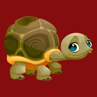 可爱卡通小乌龟