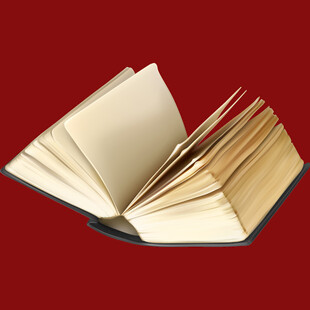 翻开的复古书籍