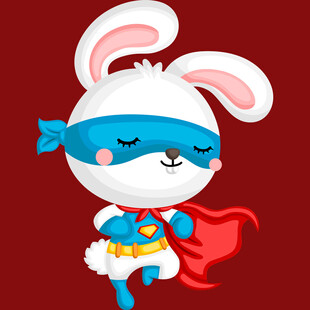 超级英雄小兔