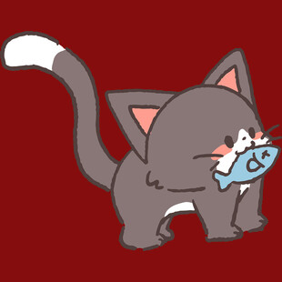 戴口罩的可爱小灰猫