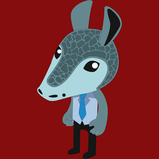 卡通獾形象角色