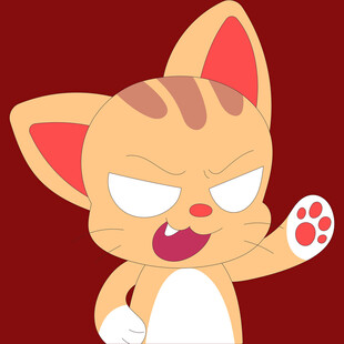 愤怒小猫伸出爪子