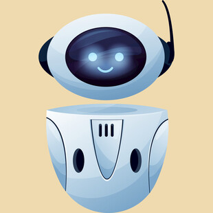 可爱卡通机器人形象
